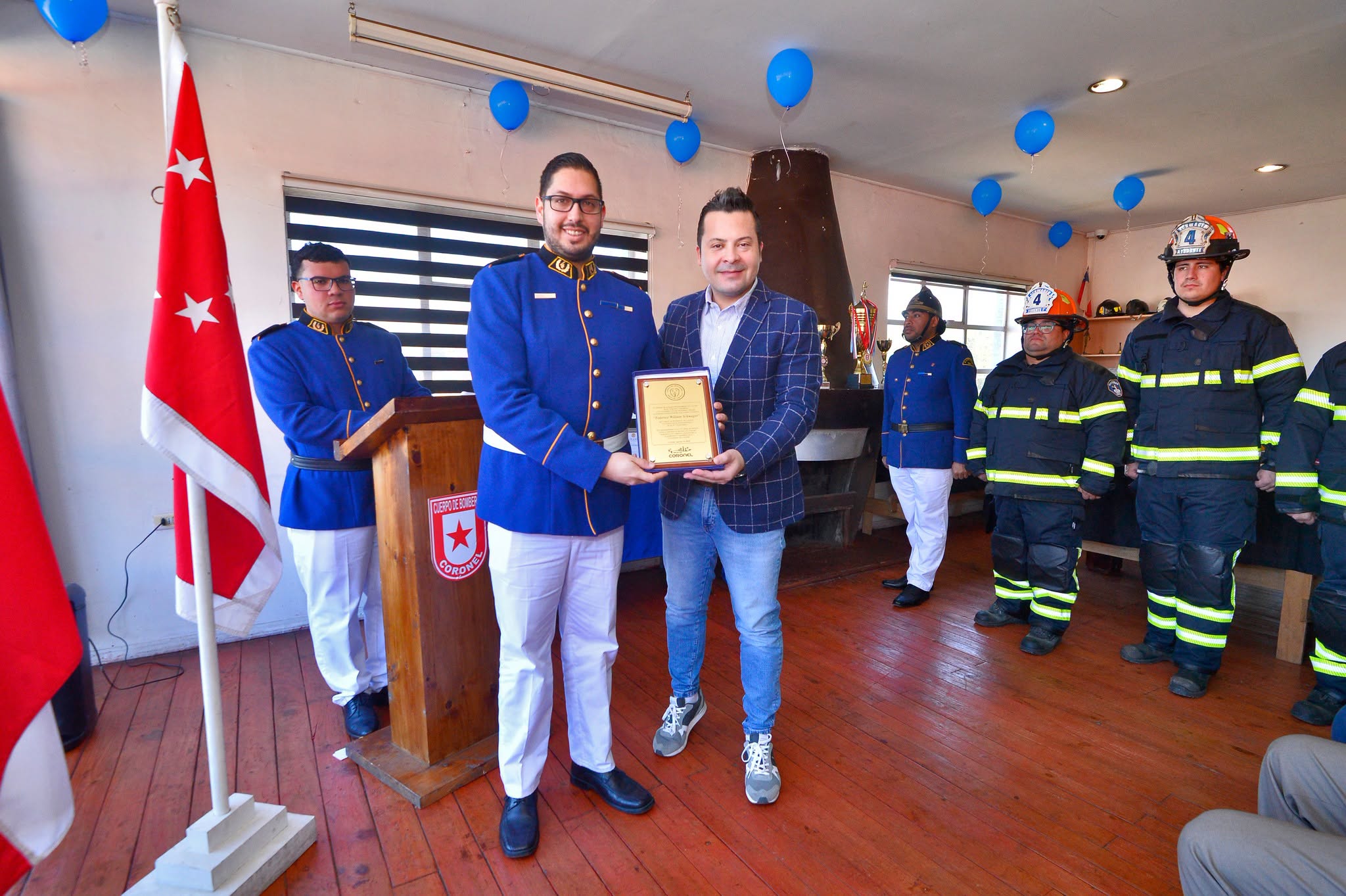 Cuarta Compañía de Bomberos Federico William Schwager celebra 87 años de servicio